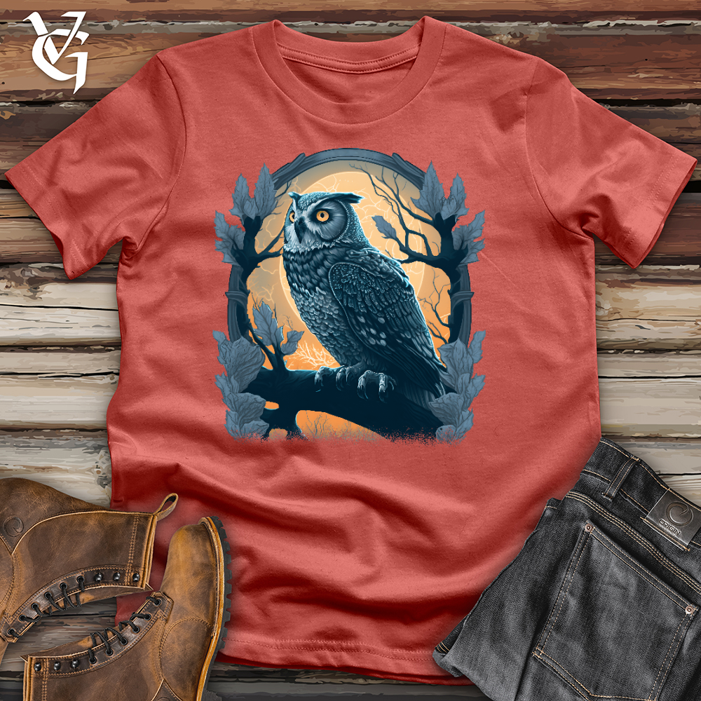 Viking Goods Owl Branch Cotton Tee Rust / L