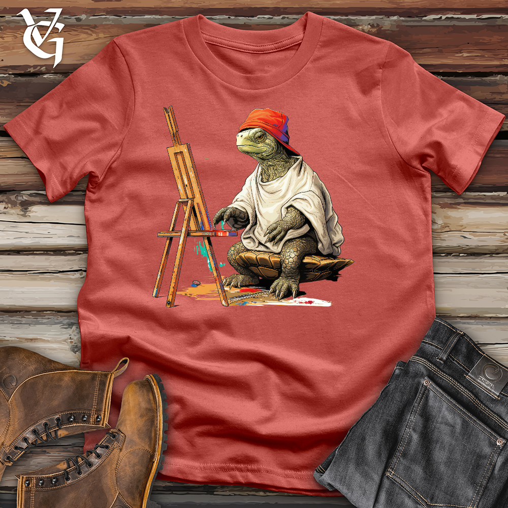 Viking Goods Painting Turtle Cotton Tee Rust / L