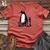 Viking Goods Penguin Chess Master Cotton Tee Rust / L