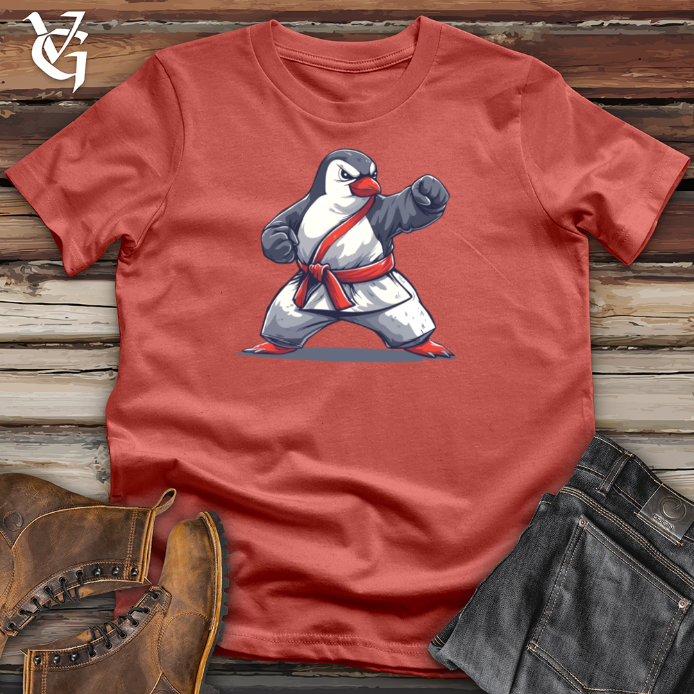 Viking Goods Penguin Karate Master Cotton Tee Rust / L