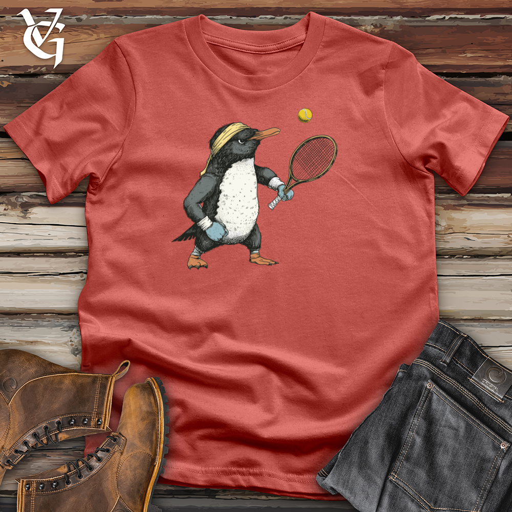 Viking Goods Penguin Tennis Ace Cotton Tee Rust / L