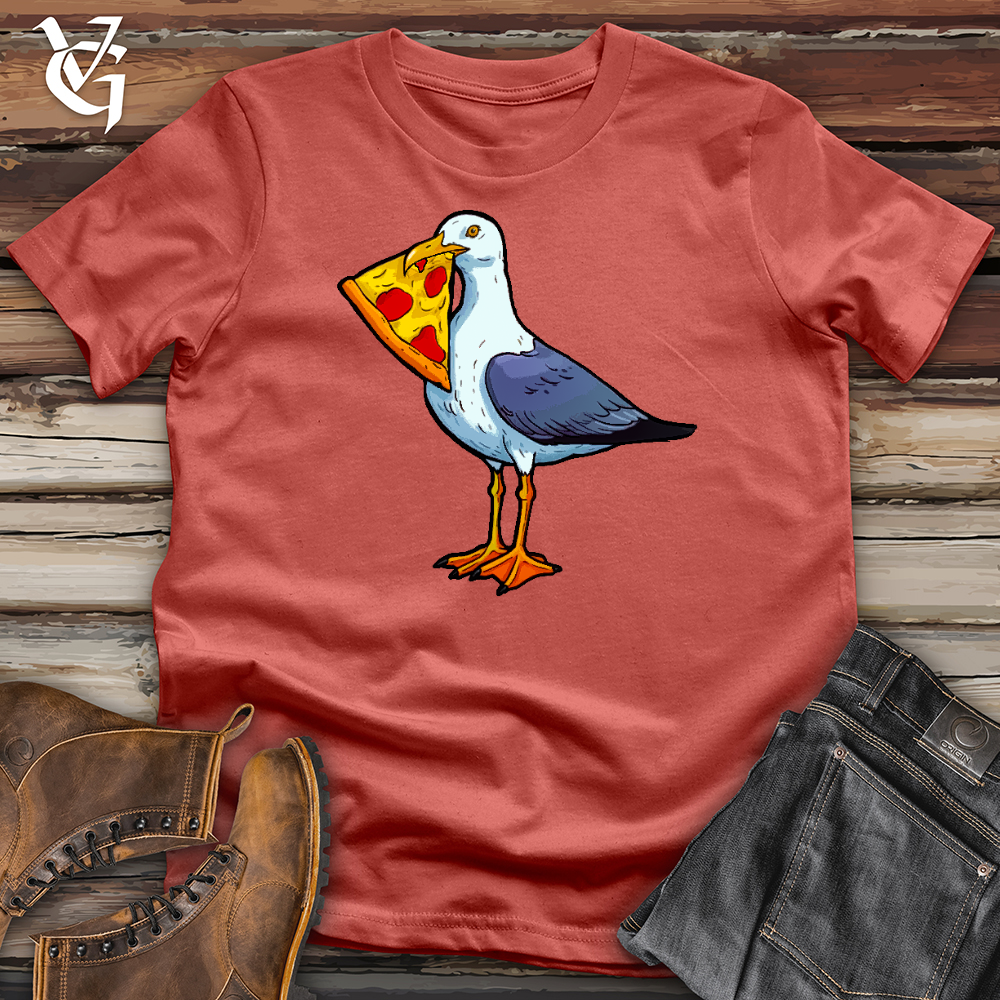 Viking Goods Pigeon Pizza Cotton Tee Rust / L