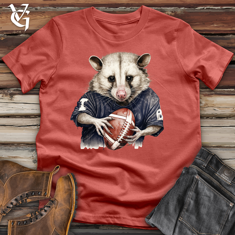 Viking Goods Possum Football Plater Cotton Tee Rust / L