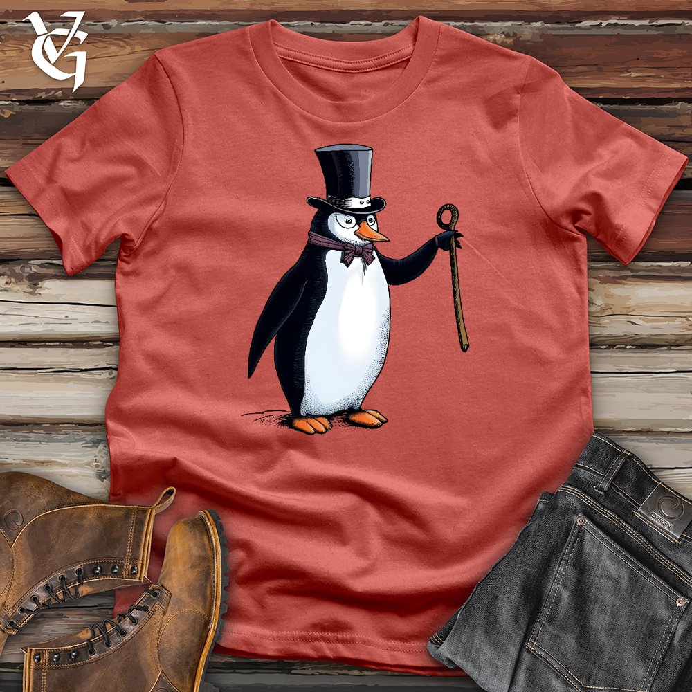 Viking Goods Professor Penguin Cotton Tee Rust / L