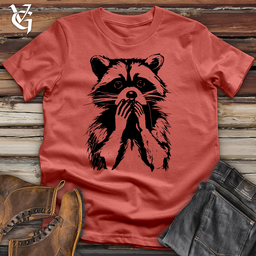 Viking Goods Raccoon Whoops Cotton Tee Rust / L