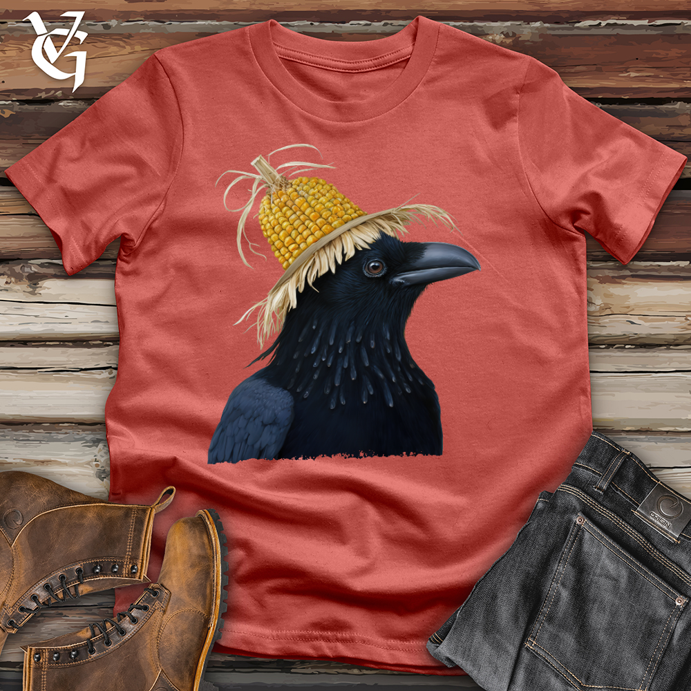 Viking Goods Raven Cob Head Cotton Tee Cardinal / L