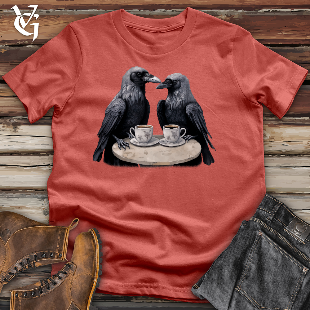 Viking Goods Raven Coffee Date Cotton Tee Rust / L