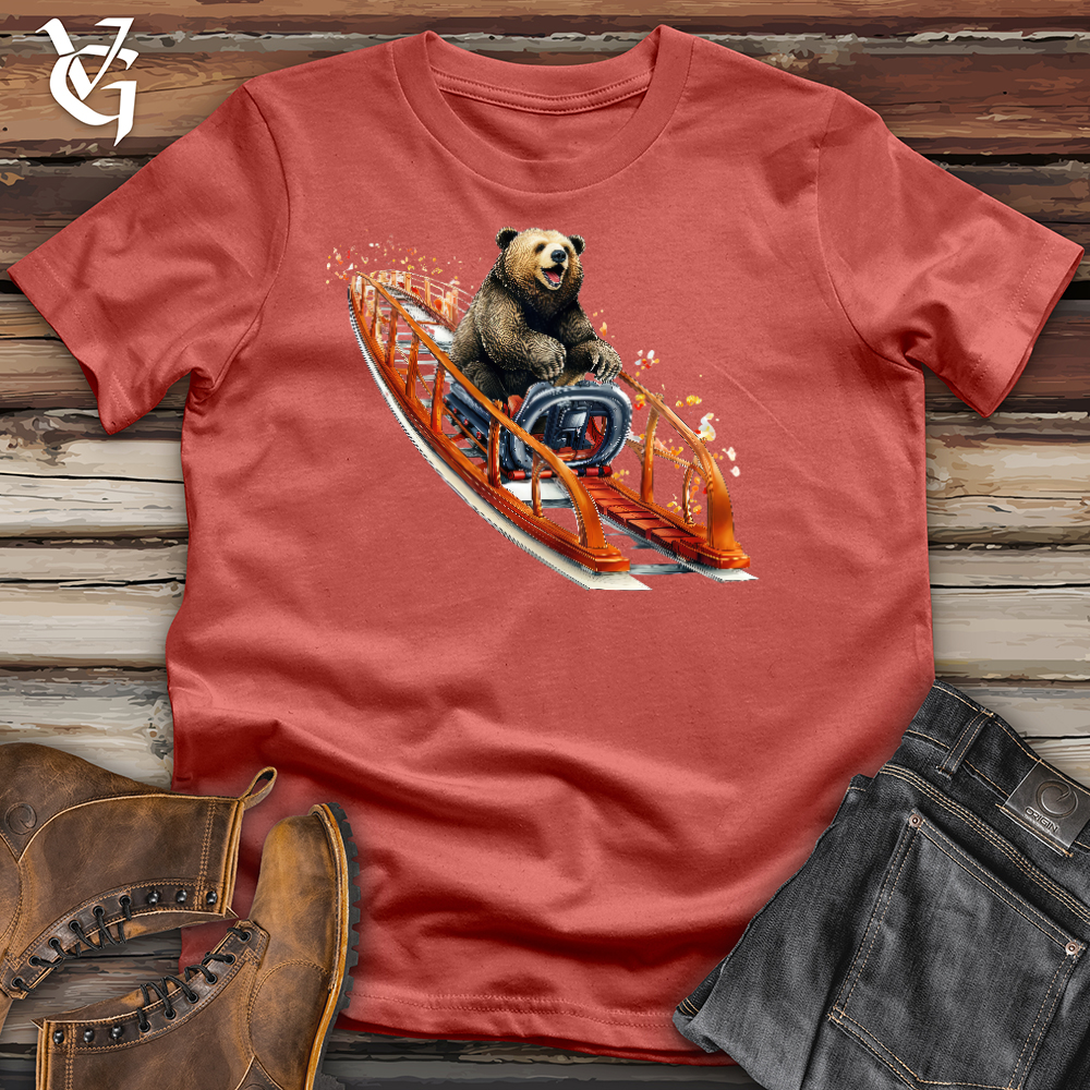 Viking Goods Roller Coaster Bear Cotton Tee Rust / L