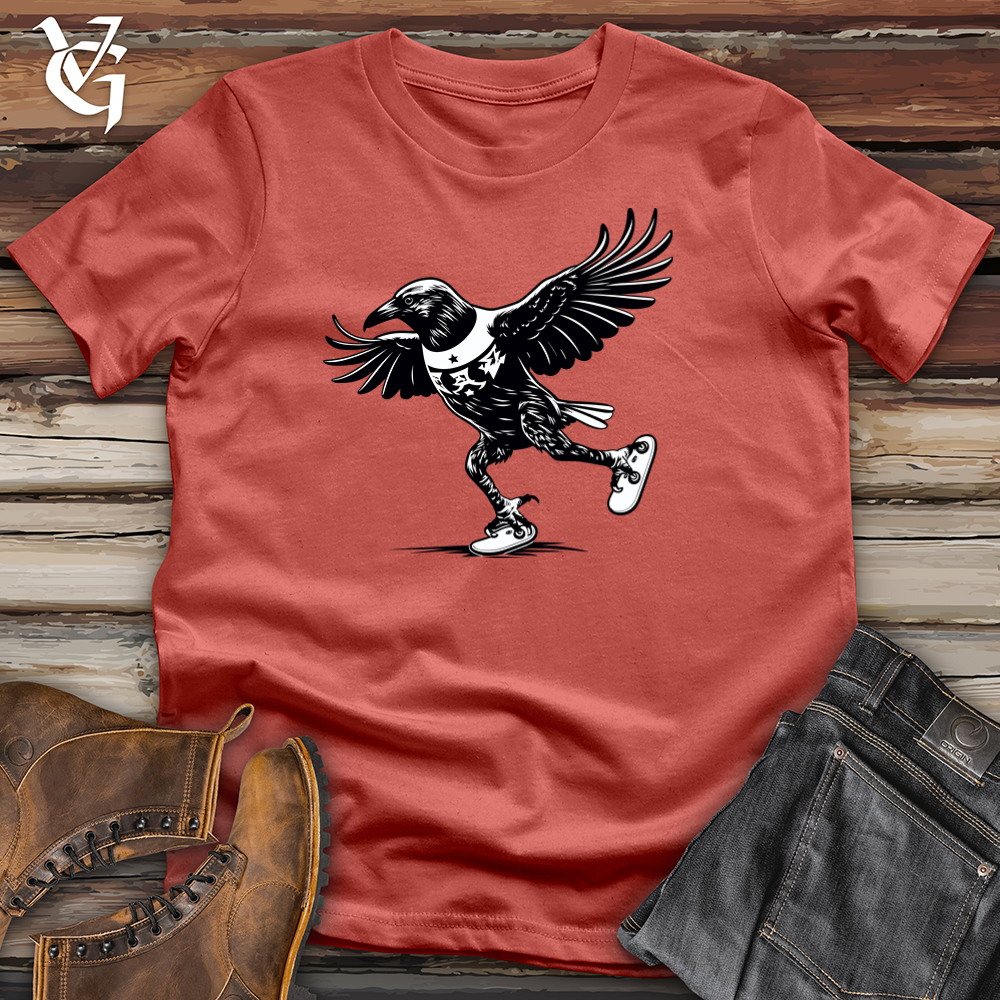 Viking Goods Rollin Raven Stunts Cotton Tee Rust / L