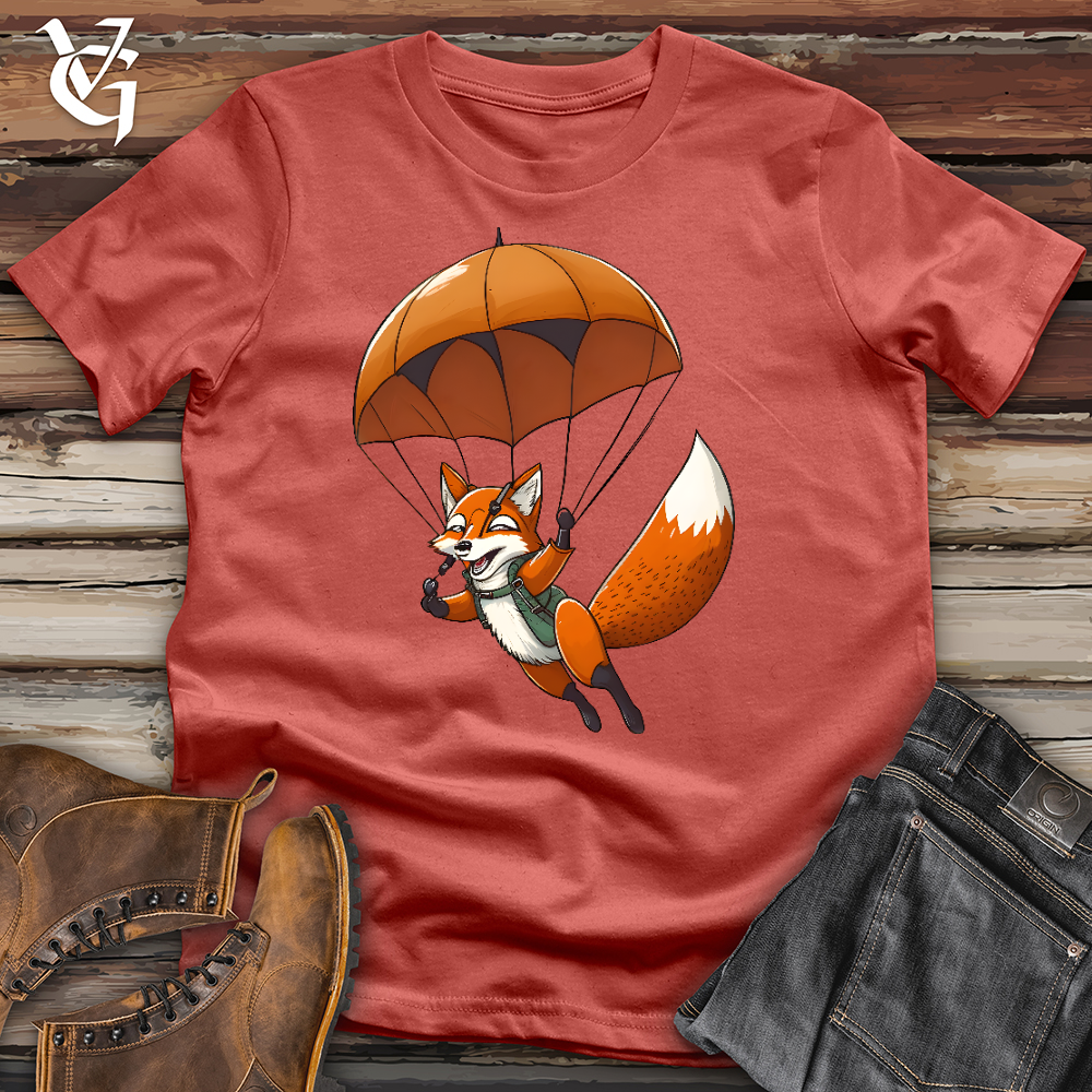 Viking Goods Skydriving Fox Cotton Tee Rust / L