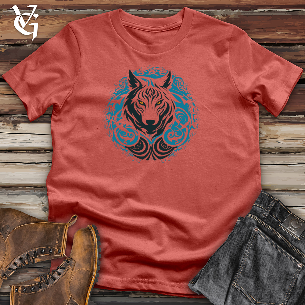 Viking Goods Tribal Wolf Essence Cotton Tee Rust / L
