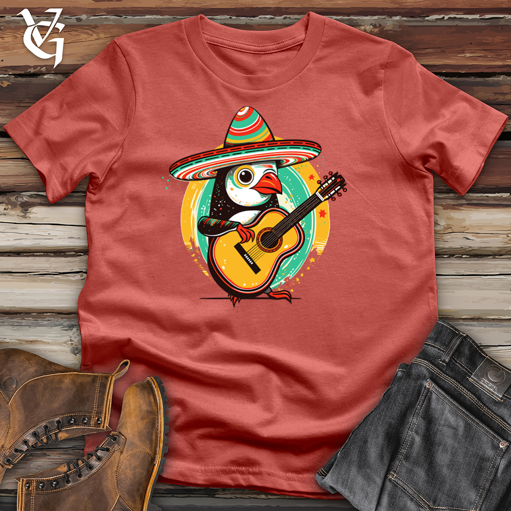 Viking Goods Ukulele Fiesta Penguin Cotton Tee Rust / L