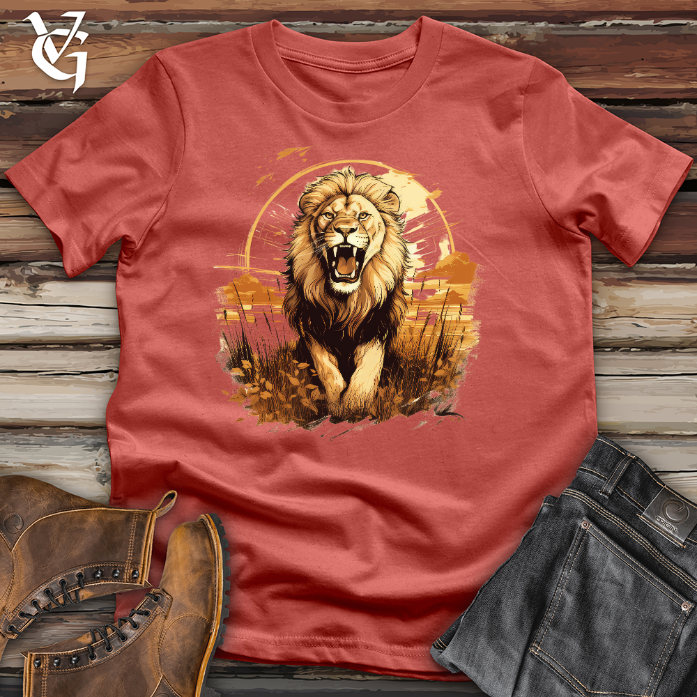 Viking Goods Untamable Lion Cotton Tee Rust / L