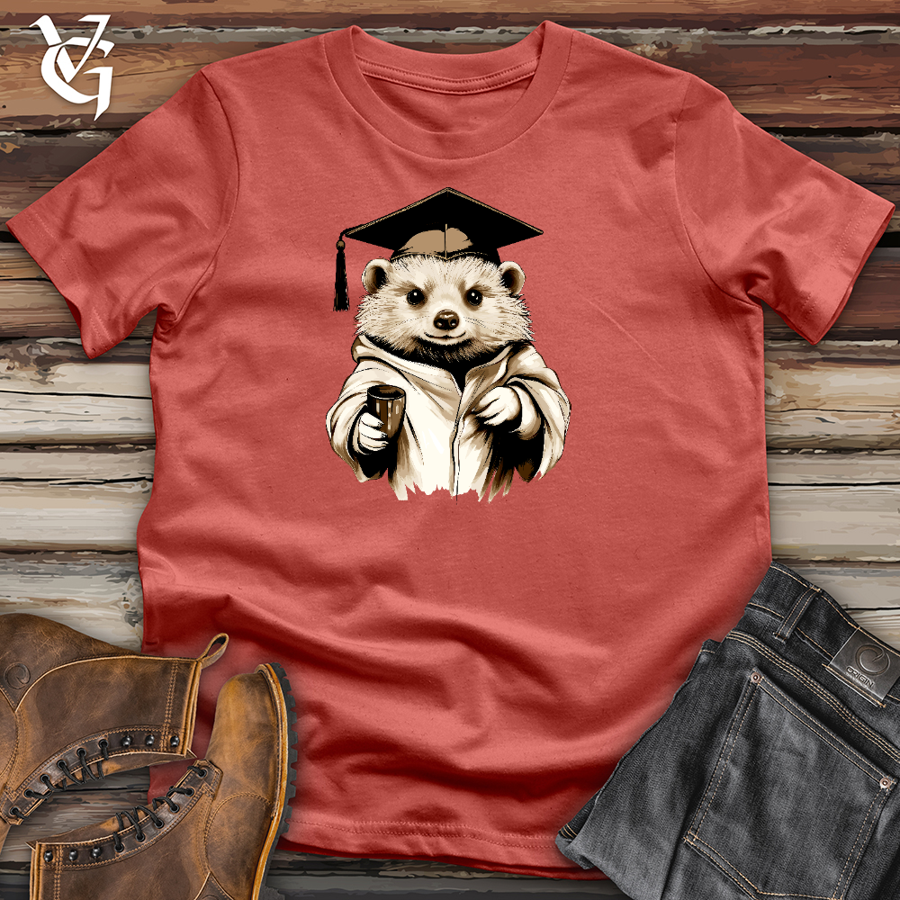 Viking Goods Valedictorian Hedgehog Cotton Tee Rust / L