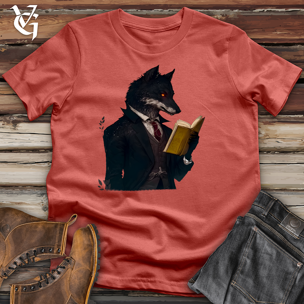 Viking Goods Wolf Scholar Cotton Tee Rust / L