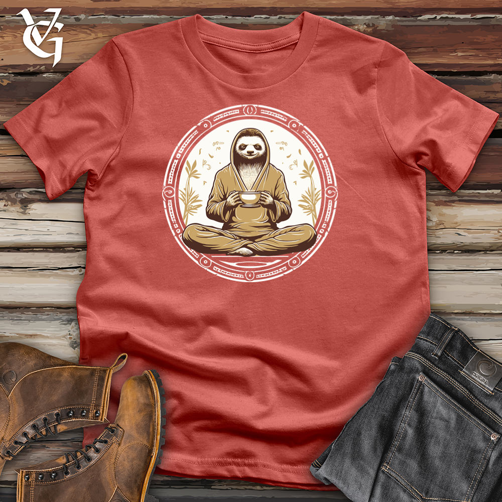 Viking Goods Zenful Sloth Sip Cotton Tee Rust / L