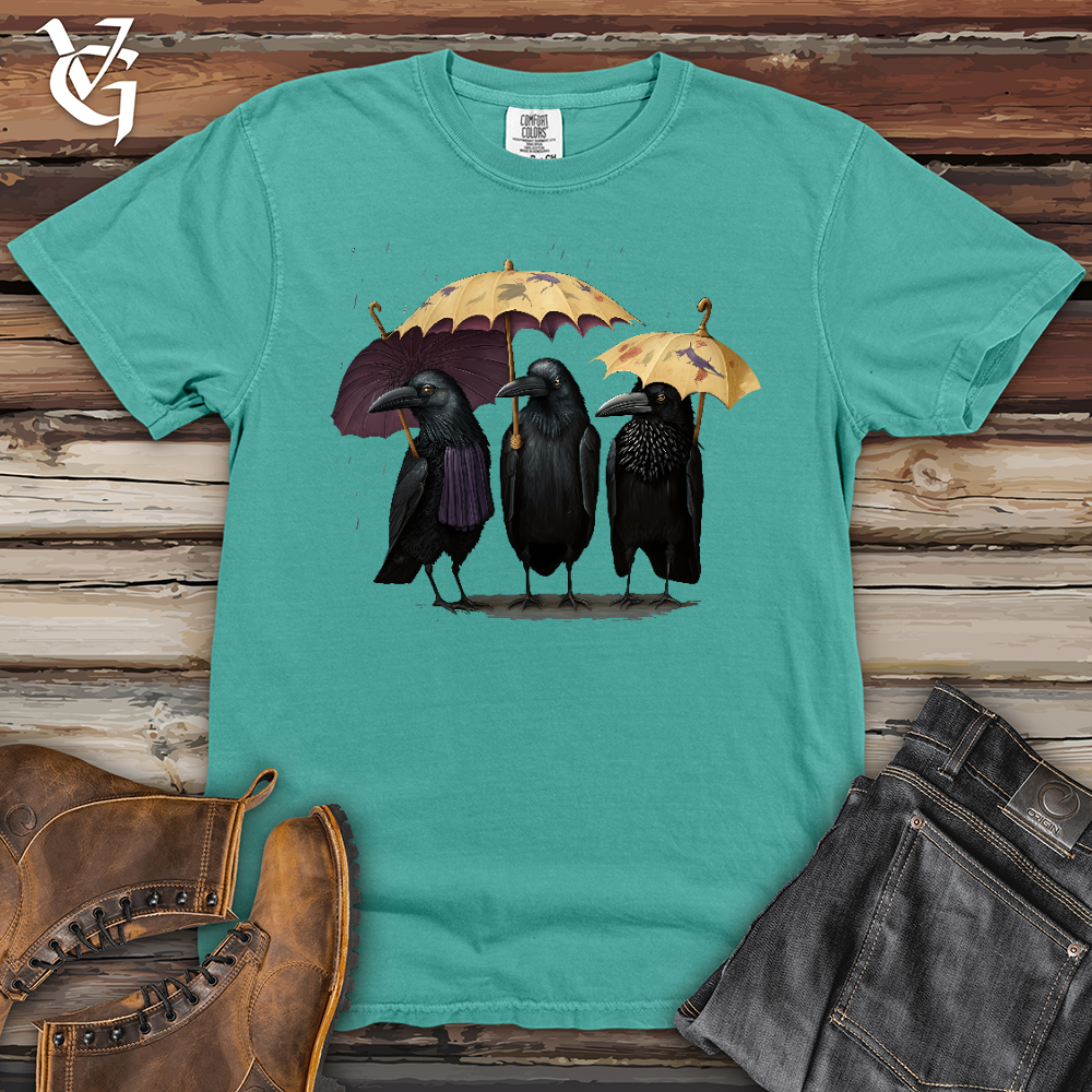 Viking Goods 3 Raven Amigos Heavy Cotton Comfort Colors Tee Seafoam / L