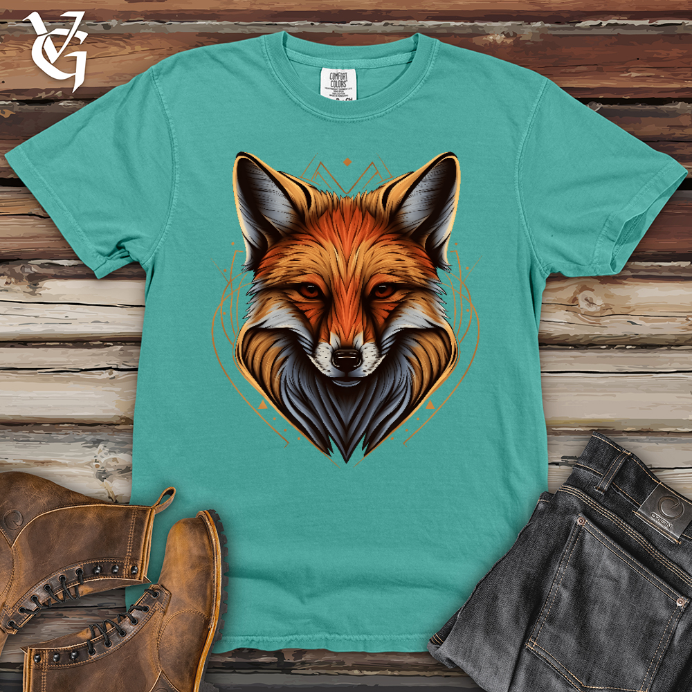 Viking Goods Cunning Fox Heavy Cotton Comfort Colors Tee Seafoam / L