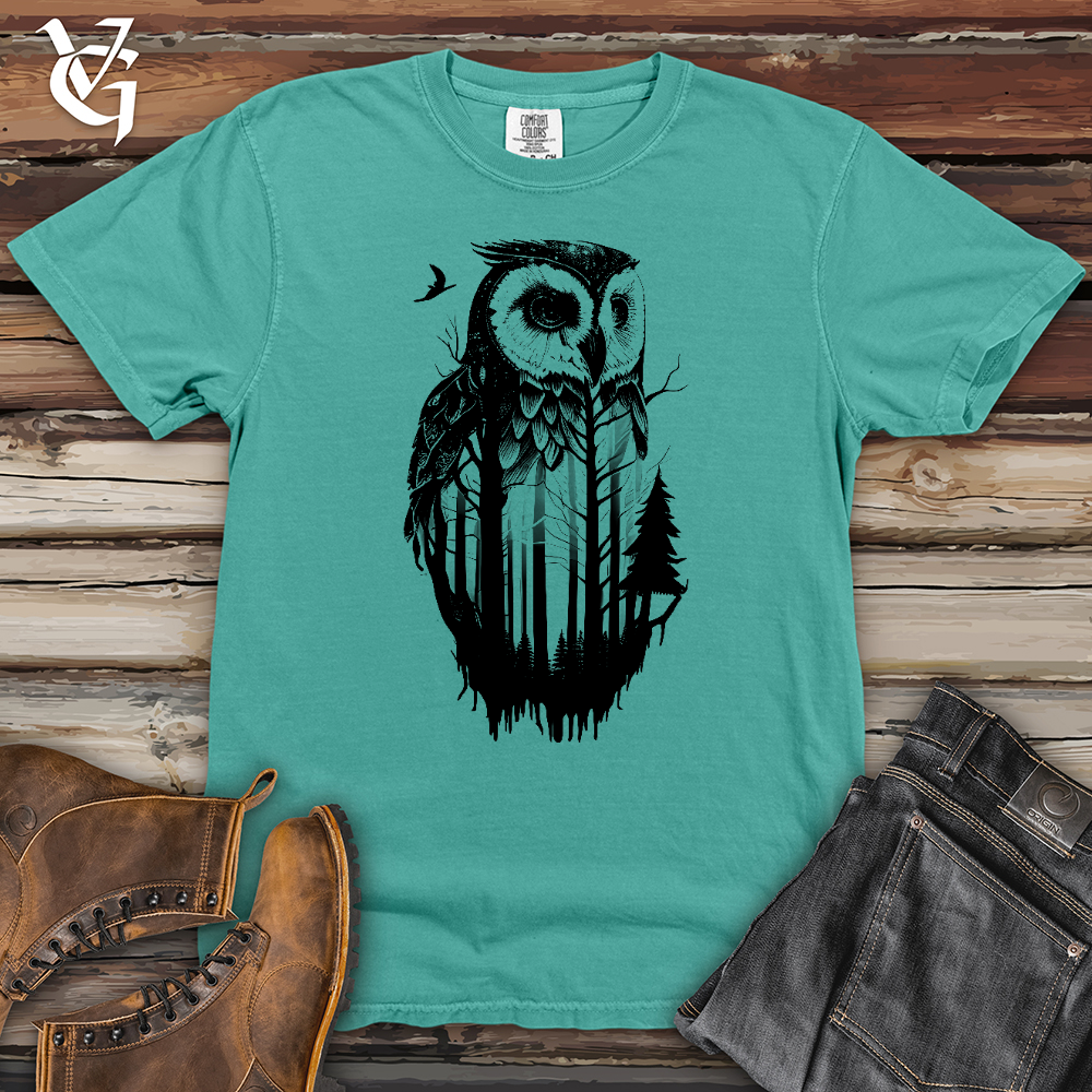 Viking Goods Owl Soul Heavy Cotton Comfort Colors Tee Seafoam / L