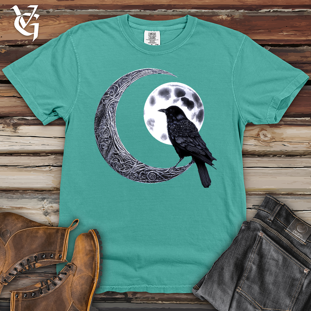 Viking Goods Raven & Moon Negotiations Heavy Cotton Comfort Colors Tee Seafoam / L