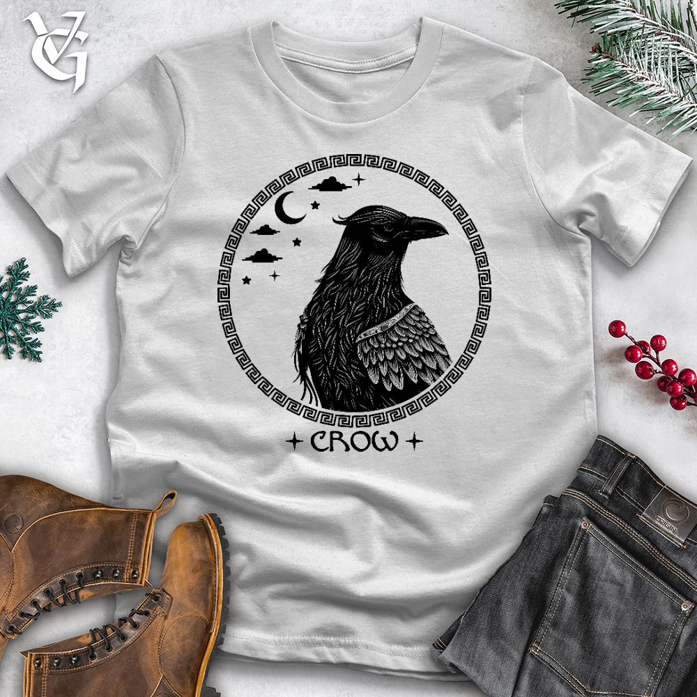 Viking Goods Cosmic Crow Cotton Tee Solid Athletic Grey / L