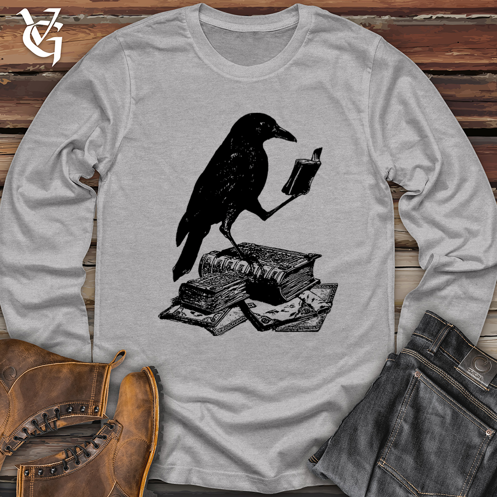 Viking Goods A Little Light Reading Softstyle Long Sleeve Sport Grey / L