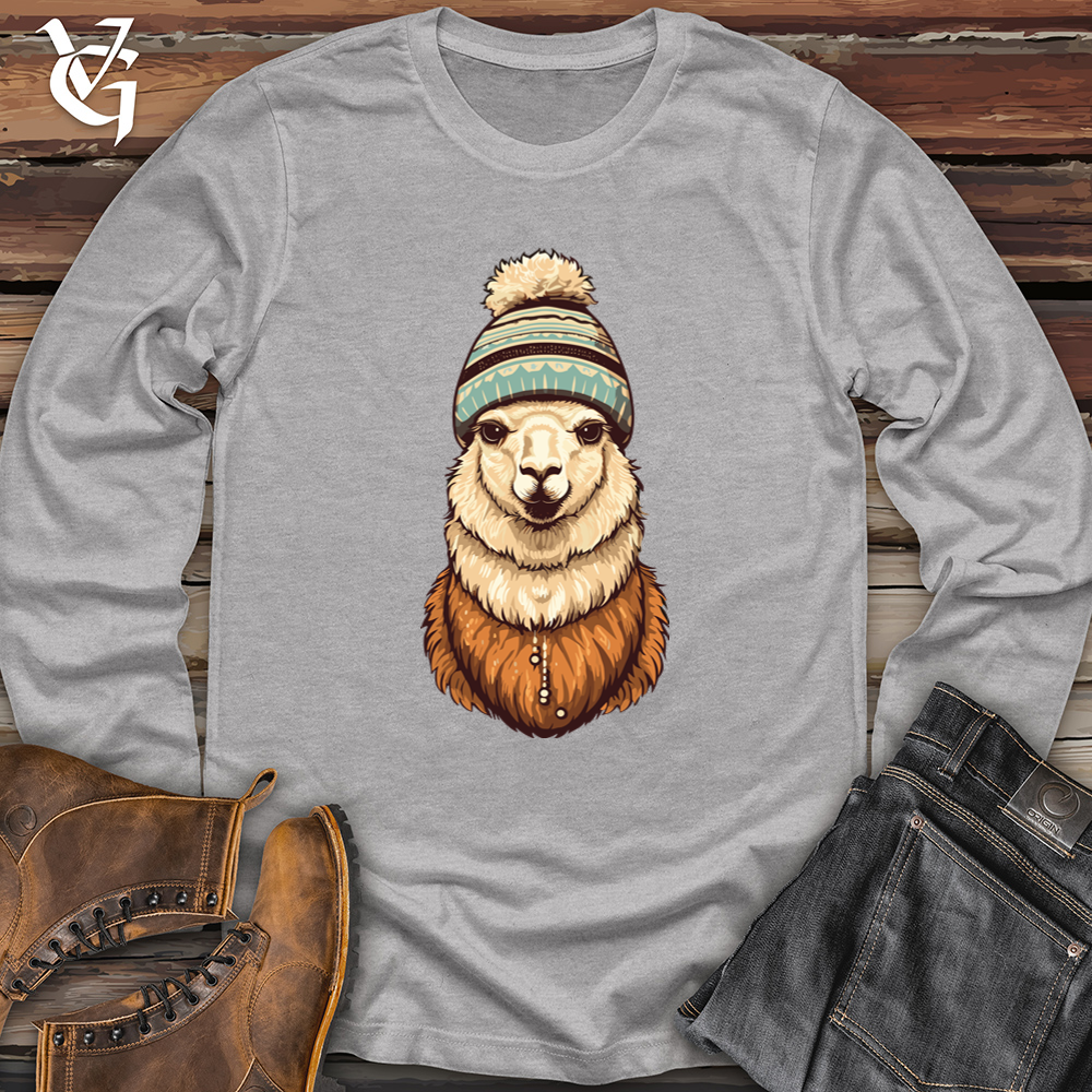 Viking Goods Alpaca Winter Beanie Warmth Style Softstyle Long Sleeve Sport Grey / L