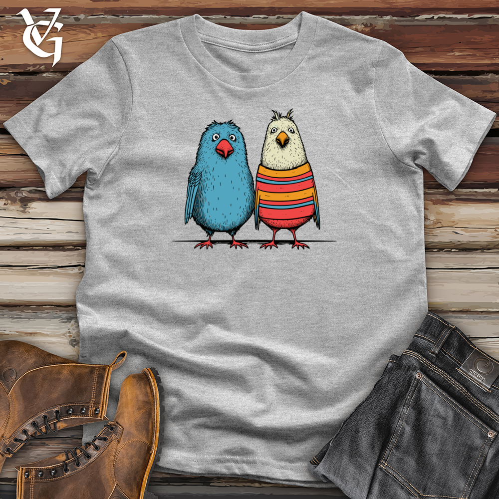 Viking Goods Bird Buddies Casual Softstyle Tee Sport Grey / L
