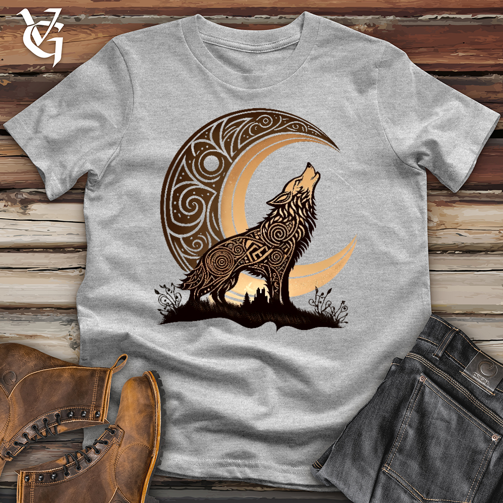 Viking Goods Celtic Wolf Softstyle Tee Sport Grey / L