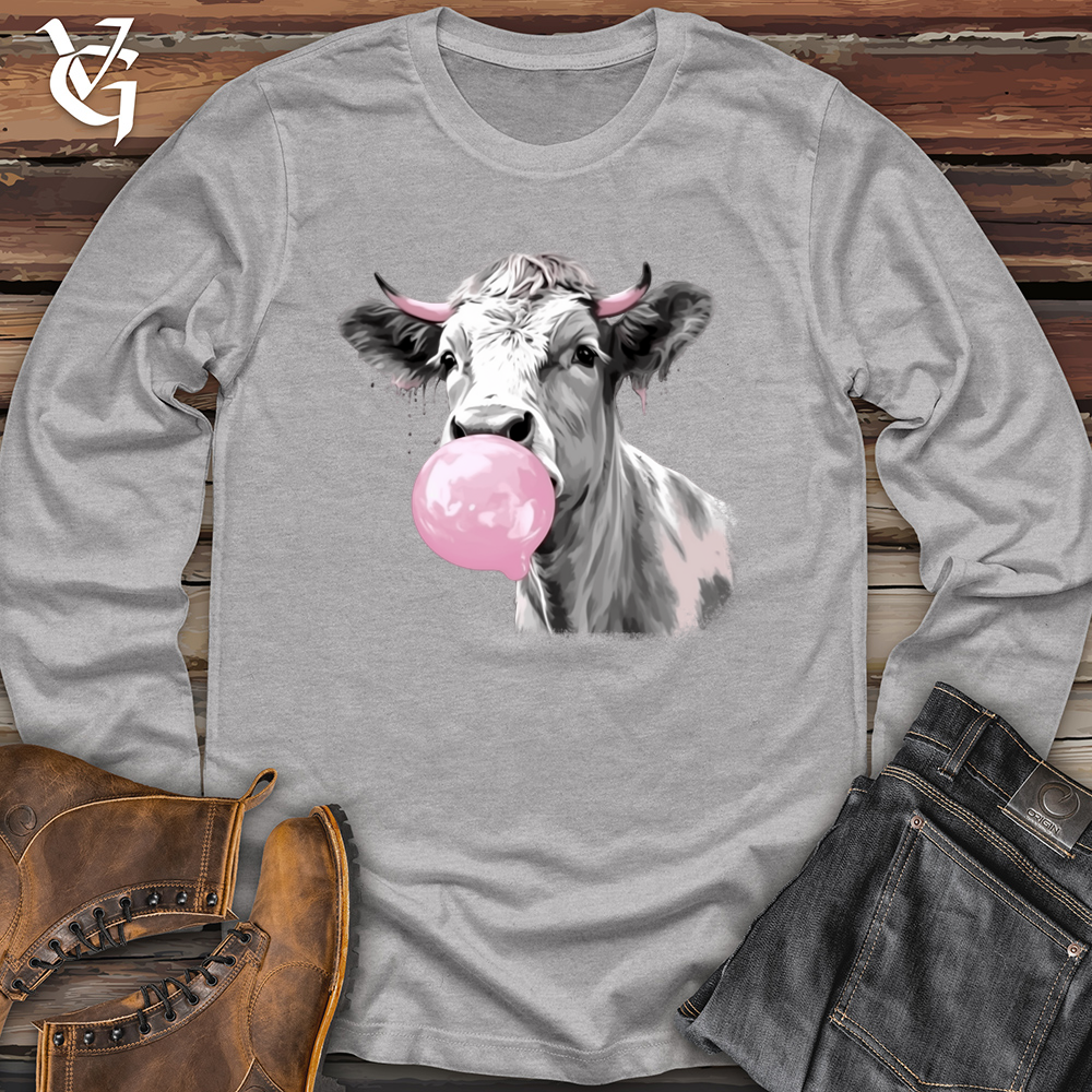 Viking Goods Cow Gum Softstyle Long Sleeve Sport Grey / L
