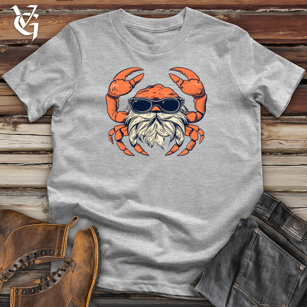 Viking Goods Crab Coastal Hipster Sandy Style Softstyle Tee Sport Grey / L
