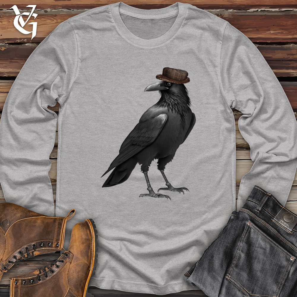 Viking Goods Crow Cap Softstyle Long Sleeve Sport Grey / L