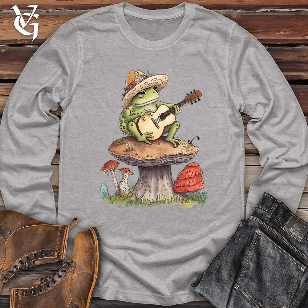 Viking Goods Frog Banjammin Softstyle Long Sleeve Sport Grey / L