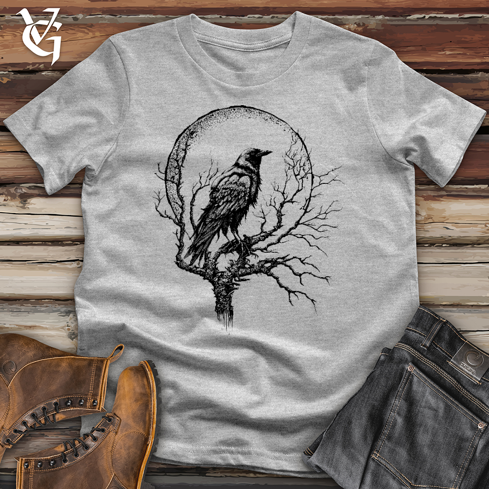 Viking Goods Moonscape Raven Softstyle Tee Sport Grey / L