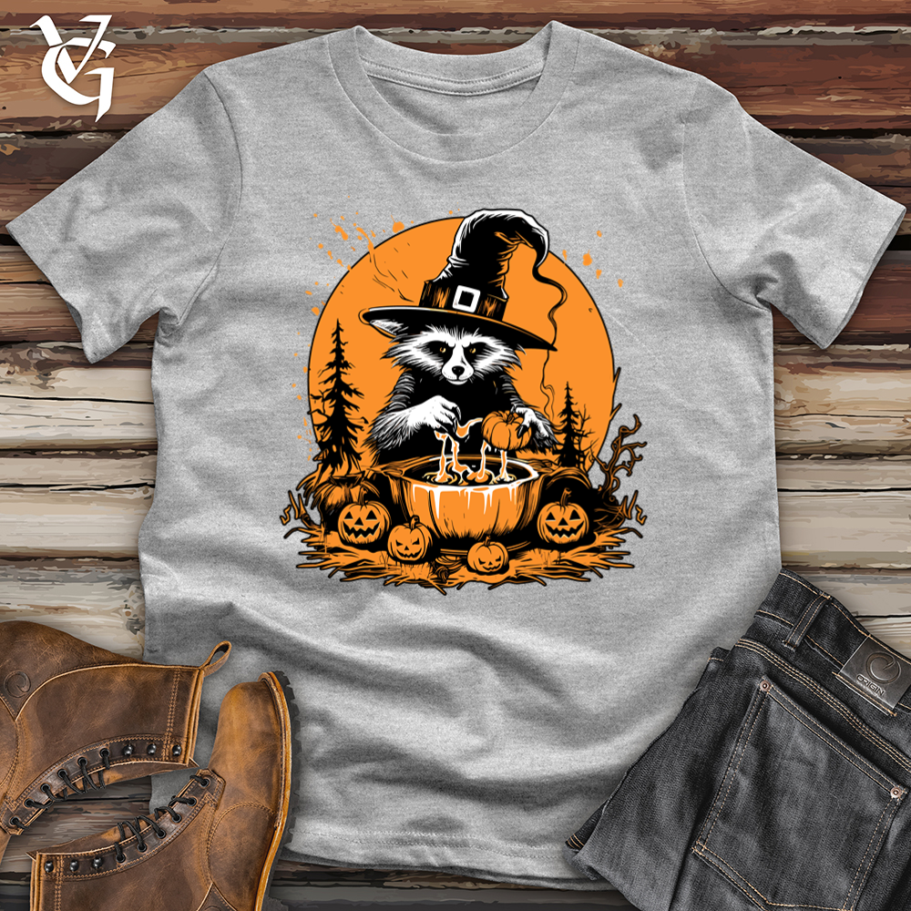 Viking Goods Mystic Cauldron Raccoon Softstyle Tee Sport Grey / L