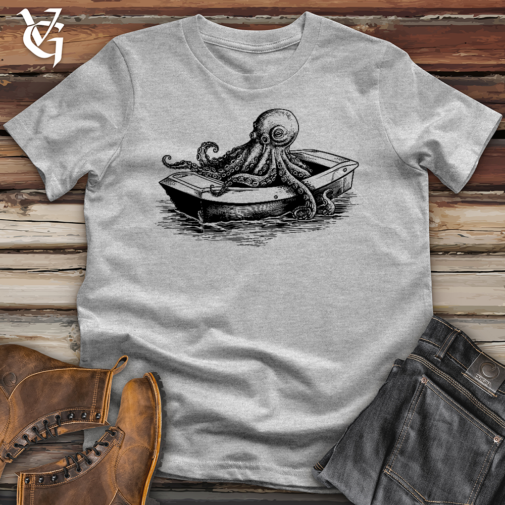 Viking Goods Octopus Paddle Boat Softstyle Tee Sport Grey / L