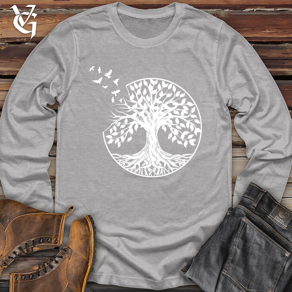 Viking Goods One With the Forest Softstyle Long Sleeve Sport Grey / L