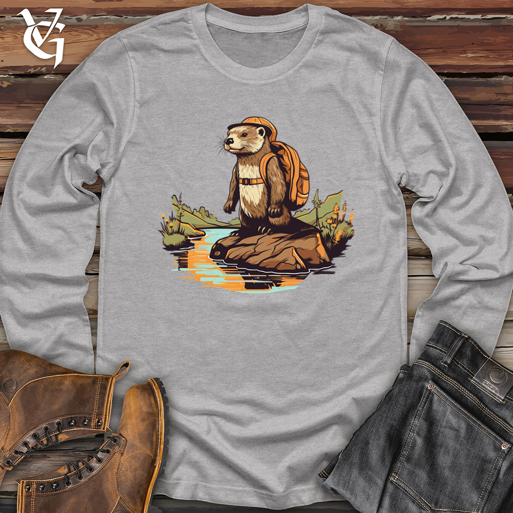 Viking Goods Otter Outdoor Hiking Expedition Softstyle Long Sleeve Sport Grey / L