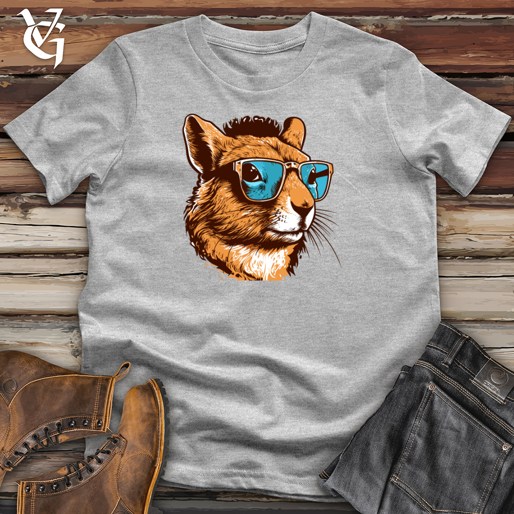 Viking Goods Retro Shades Squirrel Softstyle Tee Sport Grey / L