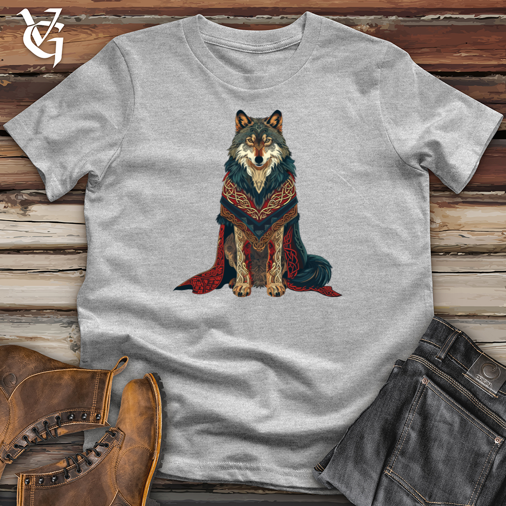 Viking Goods Tribal Wolf Majesty Softstyle Tee Sport Grey / L