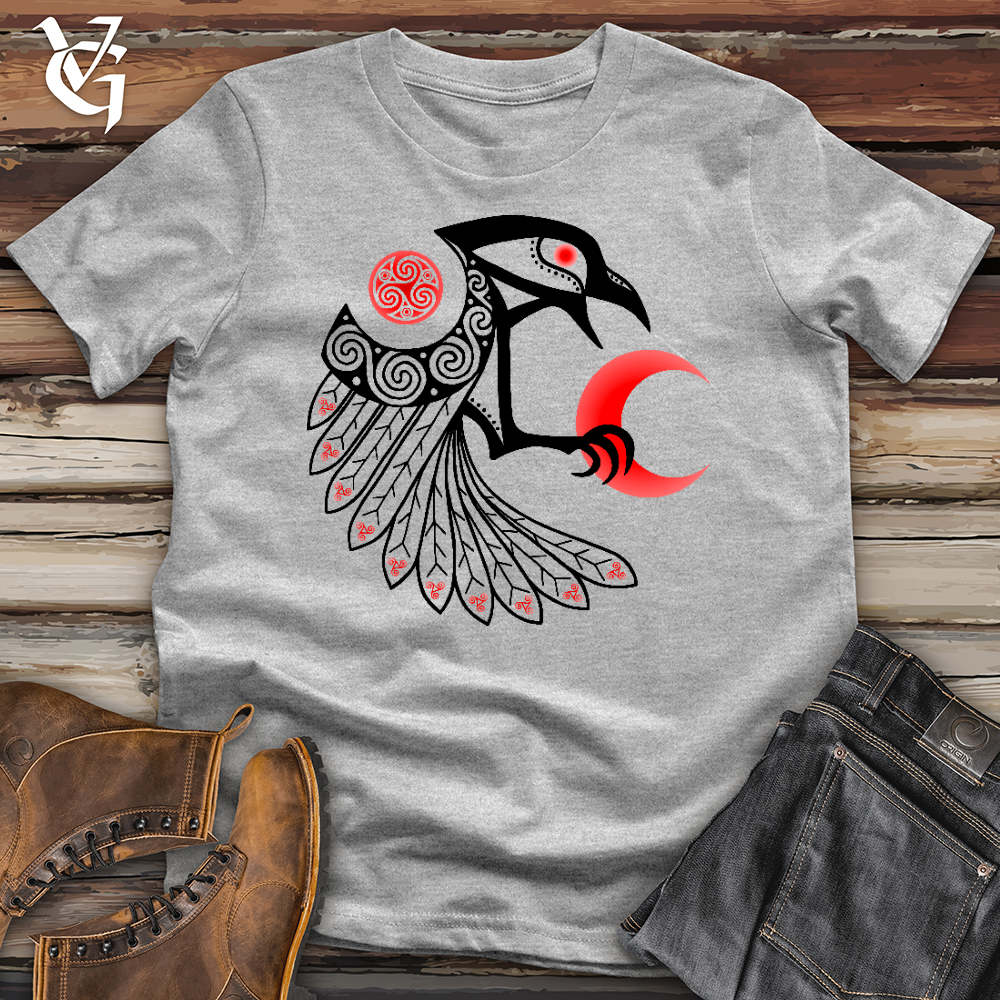 Viking Goods Triskele &amp; the Red Moon B Softstyle Tee Sport Grey / L