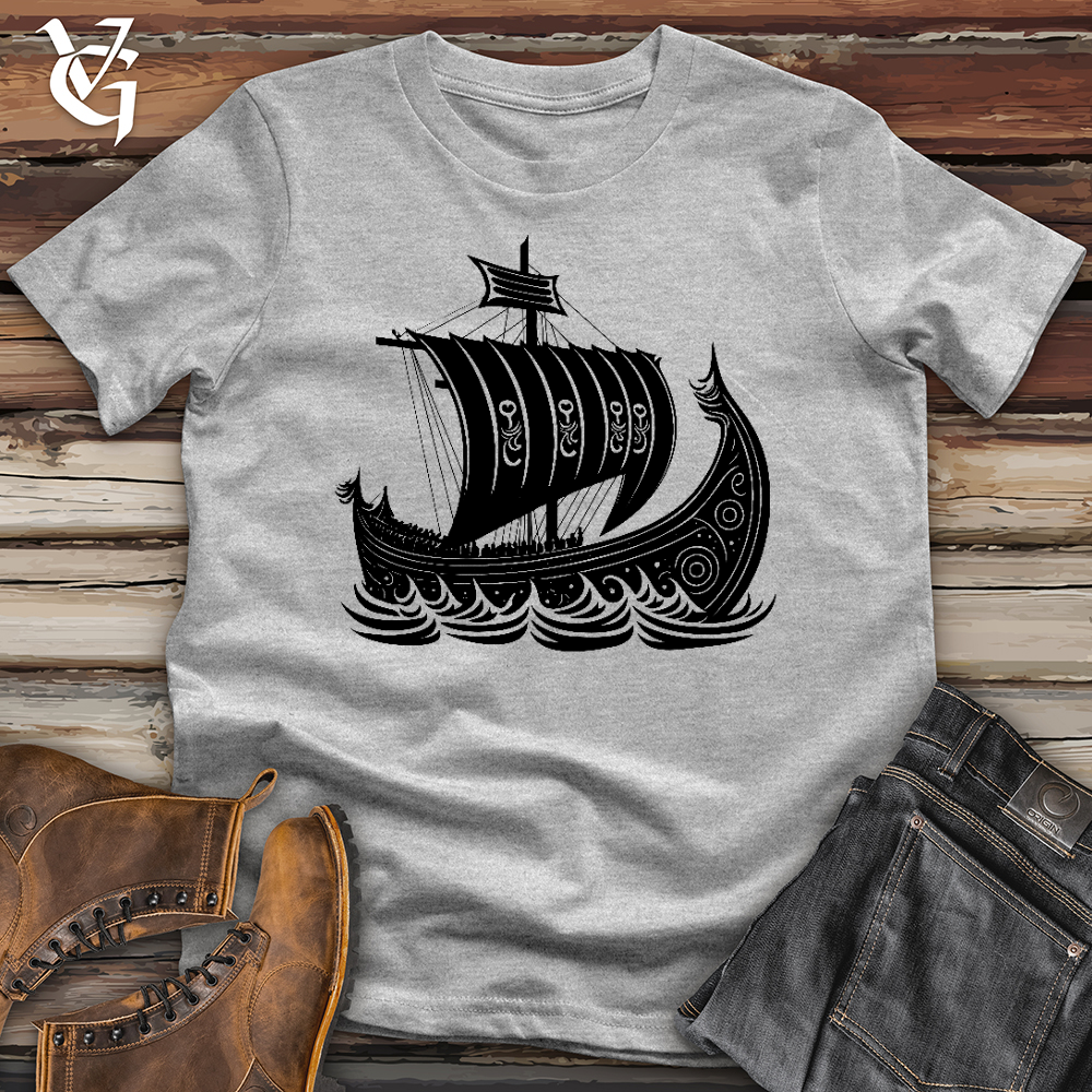 Viking Goods War Ship Softstyle Tee Sport Grey / L