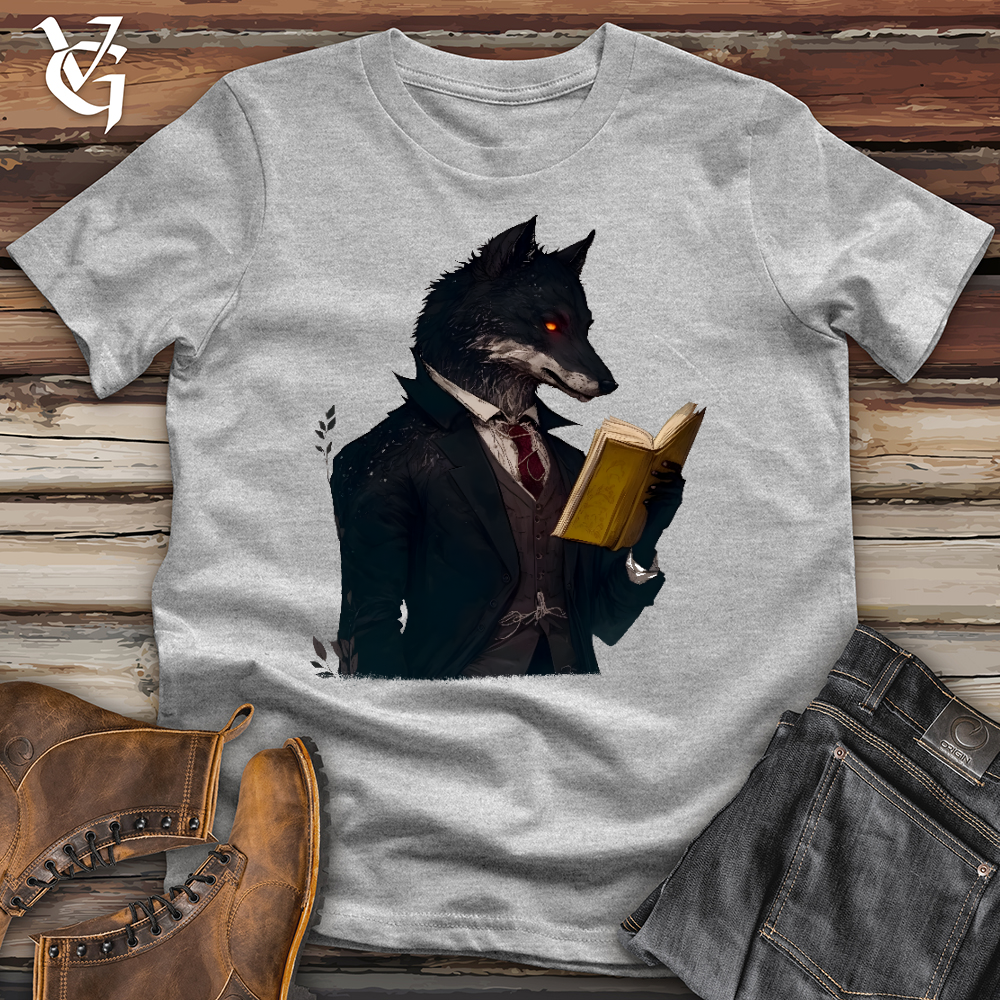 Viking Goods Wolf Scholar Softstyle Tee Sport Grey / L