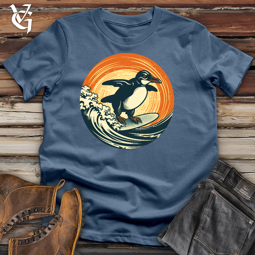 Viking Goods A penguin Cotton Tee Steel Blue / L