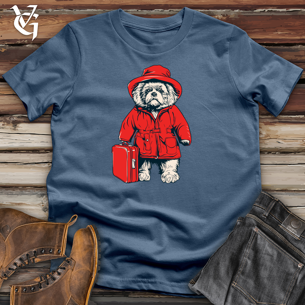 Viking Goods Adventure Bound Pup Cotton Tee Steel Blue / L