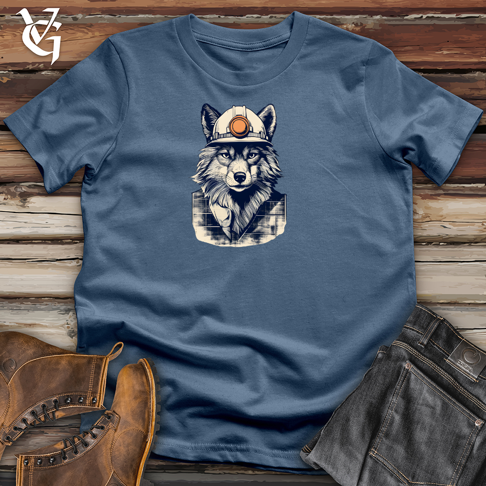 Viking Goods Architectural Howl Blueprint Cotton Tee Steel Blue / L