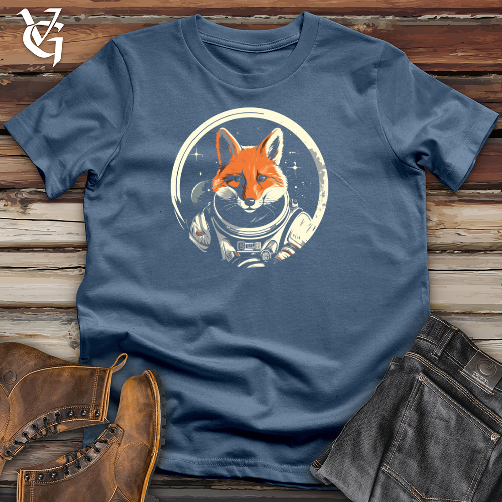 Viking Goods Astro Fox Expedition Cotton Tee Steel Blue / L