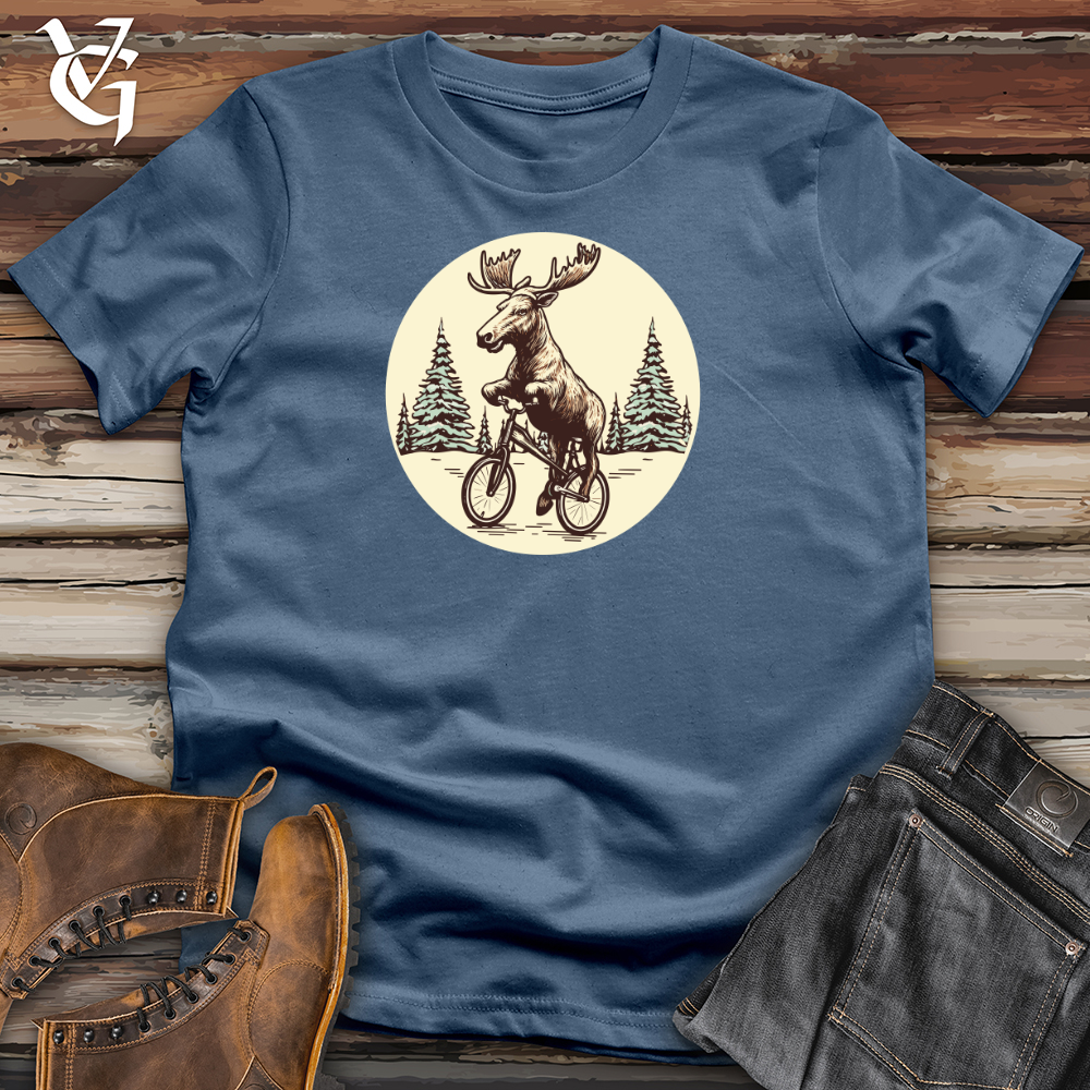 Viking Goods Balancing Bullwinkle Cotton Tee Steel Blue / L