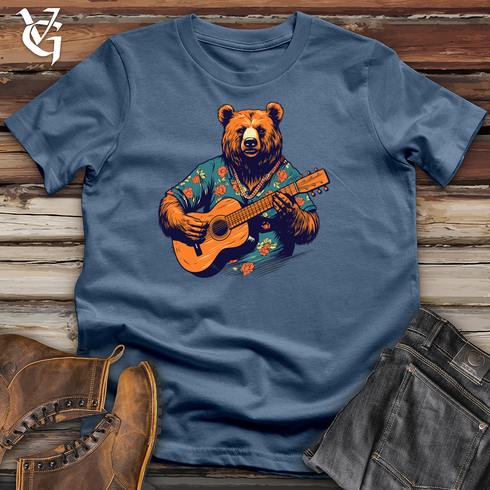 Viking Goods Beary Melodies Aloha Cotton Tee Steel Blue / L