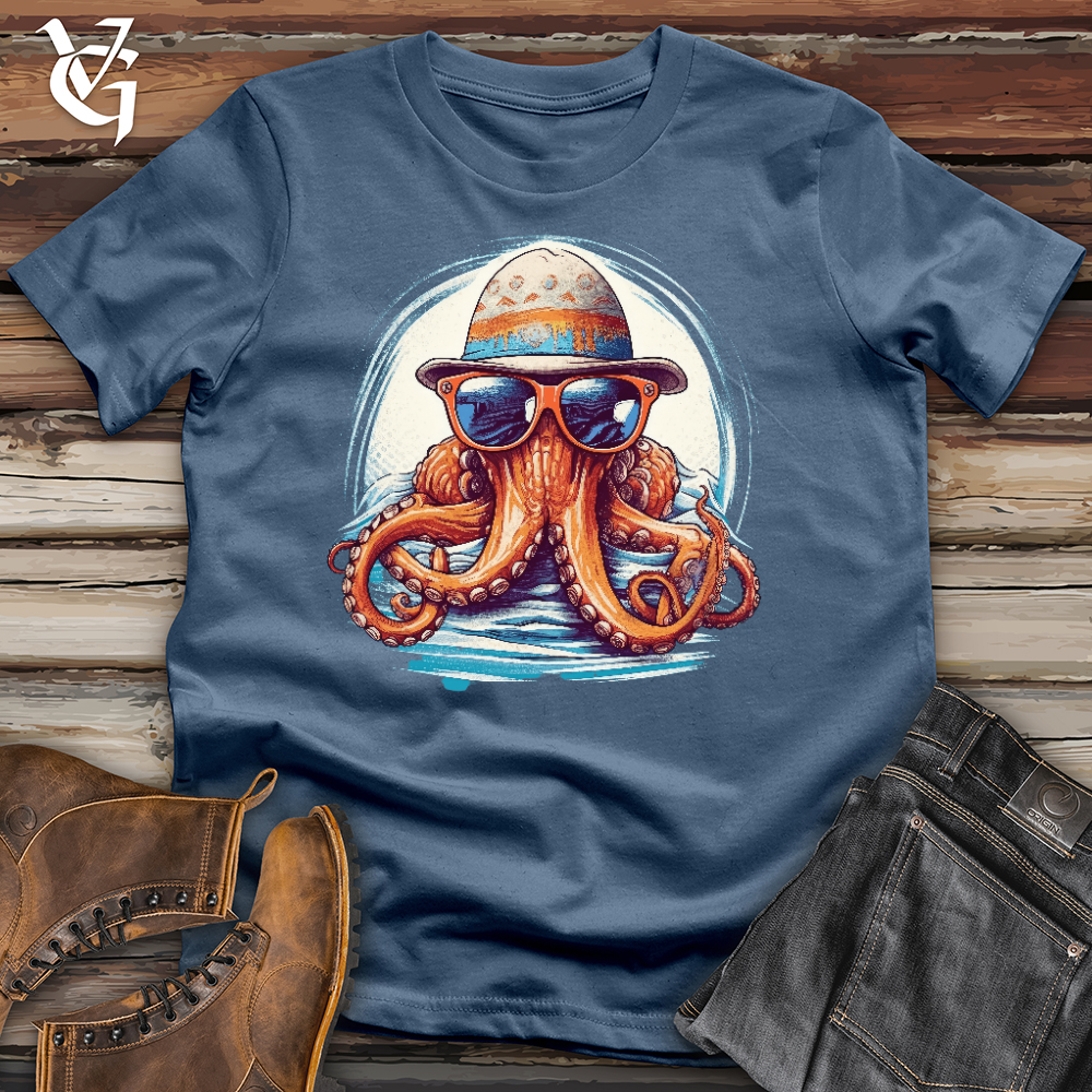 Viking Goods Cool Man Octopus Cotton Tee Steel Blue / L